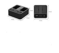 Compatibie For DJI RC Plus Battery WB37 Smart， Charger Fast Charging No Adapter Required， Digital Display Screen Charging Butler(WB37 Smart Charger)