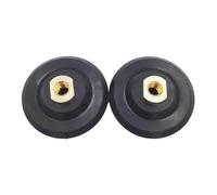 Compatibie for DT-DIATOOL 2pcs M14 Thread Dia， 100mm/4inch Rubber Based Back Pad， for Diamond Polishing Backer Pads Polishing Pad