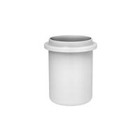 Compatibie For IKAPE Espresso Dosing Cup, Compatible With All The 51-58MM Portafilters, Coffee Accessory, Made Of Aluminum(White 51-54mm)