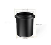 Compatibie For IKAPE Espresso Dosing Cup, Compatible With All The 51-58MM Portafilters, Coffee Accessory, Made Of Aluminum(Black 58mm)