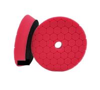 Compatibie for Sharkfox 5/6Mix， Color Car Polishing Pads Spong Buffing Polish Pad， with Hook&Loop，Compatibie for Daroga Car Buffer Polisher Polishing Pad(Red x 2pcs,5Inch (125mm))