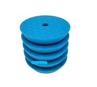 Compatibie for Sharkfox 5/6Mix， Color Car Polishing Pads Spong Buffing Polish Pad， with Hook&Loop，Compatibie for Daroga Car Buffer Polisher Polishing Pad(Blue x 5pcs,5Inch (125mm))