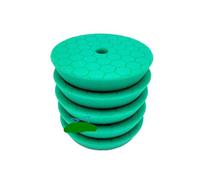 Compatibie for Sharkfox 5/6Mix， Color Car Polishing Pads Spong Buffing Polish Pad， with Hook&Loop，Compatibie for Daroga Car Buffer Polisher Polishing Pad(Green x 5pcs,6Inch(150mm))