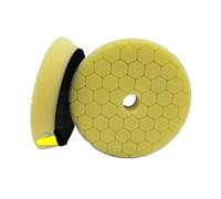 Compatibie for Sharkfox 5/6Mix， Color Car Polishing Pads Spong Buffing Polish Pad， with Hook&Loop，Compatibie for Daroga Car Buffer Polisher Polishing Pad(Yellow x 2pcs,6Inch(150mm))