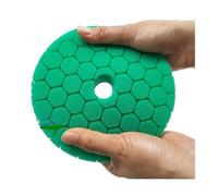 Compatibie for Sharkfox 5/6Mix， Color Car Polishing Pads Spong Buffing Polish Pad， with Hook&Loop，Compatibie for Daroga Car Buffer Polisher Polishing Pad(Green x 2pcs,5Inch (125mm))