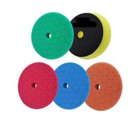 Compatibie for Sharkfox 5/6Mix， Color Car Polishing Pads Spong Buffing Polish Pad， with Hook&Loop，Compatibie for Daroga Car Buffer Polisher Polishing Pad(Mixed 10pcs,6Inch(150mm))