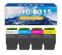 Compatible 006R04356 006R04357 006R04358 006R04359 Replacement Toner Cartridge Use for Xerox C310 C310DNI C310DNIM C315 C315DNI Printers 4color