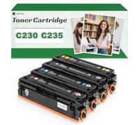 Compatible 006R04387 006R04388 006R04389 006R04390 High-Capacity Toner Cartridge, Works for Xerox C230 C235 Printers 4 colors
