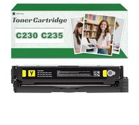 Compatible 006R04391 006R04392 006R04393 006R04394 High-Capacity Toner Cartridge, Works for Xerox C230 C235 Printers 1 yellow