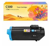 Compatible 106R03862 106R03861 106R03860 106R03859 High-Capacity Toner Cartridge Set, Works for Xerox VersaLink C500 C505 C500DN C500N C505S C505X Printers, Digital Colour Press 1*cyan
