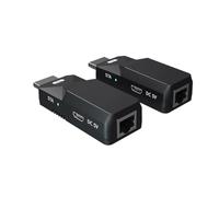 Compatible 165Ft Audio Video 1080P over Ethernet Cable Cat5 Cat6 Transmit Signal Lossless Adapter Long Distance Replacement Parts Accessories