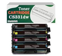 Compatible 20N1HK0 20N1HC0 20N1HM0 20N1HY0 High-Capacity Toner Cartridge, Works for Lexmark CS331dw CX331adwe Printers 4color