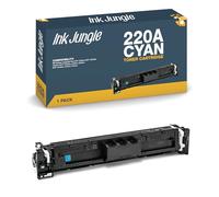 Compatible 220A Cyan Toner Cartridge With Chip to replace HP 220A / 220X for HP Color LaserJet Pro 4302dw 4302fdn 4202dw 4302fdw 4202dn 4303dw 4303fdn 4303fdw Printer, Pack of 1