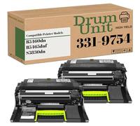 Compatible 331-9754 Drum Unit for Dell S5830dn S5830 B5460 B5465 (2Pack) | 9PN5P Imaging Unit Replacement B5460dn B5465dnf Printer(60000 Pages)