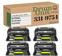 Compatible 331-9754 Drum Unit for Dell S5830dn S5830 B5460 B5465 (4Pack) | 9PN5P Imaging Unit Replacement B5460dn B5465dnf Printer(60000 Pages)