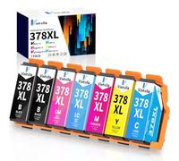 Compatible 378XL Ink Cartridges Replacement for Epson 378 Ink Cartridge | Compatible for Epson Expression Photo XP-8500 XP-8505 XP-8600 XP-8605 XP-8700 XP-8000 XP-8005 XP-15000 Printer (7-Pack)