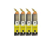 Go Inks 4 Yellow Ink Cartridges to replace Brother LC3211Y Compatible/non-OEM for Brother DCP & MFC Printers