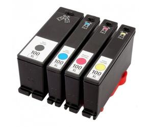 Compatible 4 Ink Cartridge Set Compatible With Lexmark Interpret S402 S405 Genesis 100XL