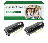 Compatible 66S2000 High-Capacity Toner Cartridge, Works for Lexmark MS531dw MS631dw MS632dwe MX532adwe MX632adwe Printers 2 packs