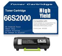 Compatible 66S2000 Toner Cartridges with chip High Yield High Capacity Work for Lexmark MS531dw MS631dw MS632dwe MX532adwe MS632dwe MX632adwe Printers,66S2000-1PC