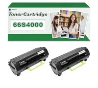 Compatible 66S4000 High-Capacity Toner Cartridge, Works for Lexmark MS531dw MS631dw MS632dwe MX532adwe MX632adwe Printers 2 packs