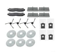 Compatible Accessories for Dreame for x40 for Ultra L50 for ae Master for l40 for p70 for p50 for Pro for mova Robot Vacuum Cleaner Spare Parts Set with Main Side Brushes(20pcs)