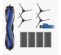 Compatible Accessory Kit for Ecovacs For Deebot X8 Pro For Omni Vacuum Cleaner Featuring V-Shaped Main Brush and Four Corner-Cleaning Side Brushes