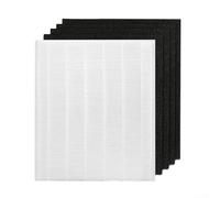 Compatible Air Purifier Filter for Coway AP-1512HH 1518R H13 HEPA Pre-filter Activated Carbon Layer Smoke Smell Reduction Home Office(1+4)