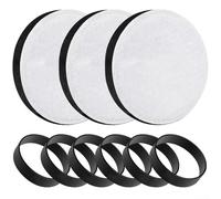 Compatible and Belts for Eureka Powerspeed Bagless Vacuum Includes 3 Replacement E0202 and 6 E0205 Belts for Efficient Cleaning