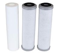 Compatible APEC Filter-Set Bottom 3 Filters for Model ROES-50, ROES-75, RO-45, RO-90, RO-PH90, RO-PERM, RO-Pump, RO-Hi, WFS-1000, ROES-UV75, ROES-PH75, ROES-PHUV75, ROES-UV75-SS, 1 Sediment, 2 Carbon