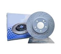 Compatible Auto Brake Discs Rotors For 2111 2112 2113 2114 2115 Vehicles Custom Fit Economical Car Parts(Silver)