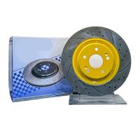 Compatible Auto Brake Discs Rotors For 2111 2112 2113 2114 2115 Vehicles Custom Fit Economical Car Parts(Yellow)