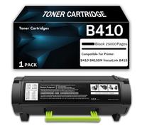 Compatible B410 Black Premium Toner Cartridge Set Works for Xerox B410 B415DN B415 Printer, Easy to Add Powder, High Print Volume, Without Chip,25000 Pages-1PCS