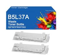 Compatible B5L37A Waste Toner Bottle High Yield Replacement for HP Color LaserJet Enterprise Flow M577z M578z M552dn M553dh Printers, Reliability Longevity,B5L37A-2Set