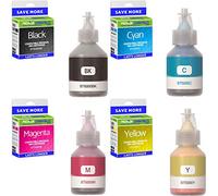 Compatible Brother Bt6000 / Bt5000 Multipack Ink Bottles (bt6000bk/ Bt5000c/ Bt5000m/ Bt5000y)