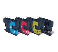 Compatible Brother DCP-375CW Printer Ink Cartridges (4 Pack) -LC980BK Multipack