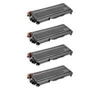 Compatible Brother DCP-7030 Printer Toner Cartridges (4 Pack) -TN2110 Multipack