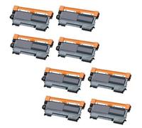 Compatible Brother DCP-7055W Printer Toner Cartridges (8 Pack) -TN2010 Multipack