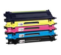 Compatible Brother DCP-9042CDN Printer Toner Cartridges (4 Pack) -TN135BK Multipack