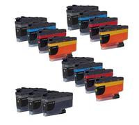Compatible Brother DCP-J1100dw Printer Ink Cartridges (15 Pack) -LC3235XLBK Multipack