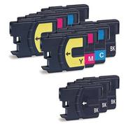 Compatible Brother DCP-J125 Printer Ink Cartridges (11 Pack) -LC985BK Multipack