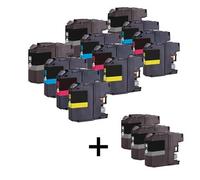 Compatible Brother DCP-J4110DW Printer Ink Cartridges (15 Pack) -LC127XLBK Multipack
