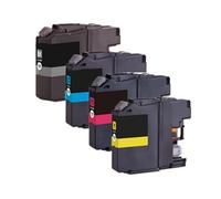 Compatible Brother DCP-J4110DW Printer Ink Cartridges (4 Pack) -LC127XLBK Multipack