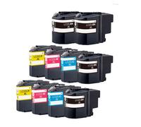Compatible Brother DCP-J785DWXL Printer Ink Cartridges (10 Pack) -LC22UBK Multipack