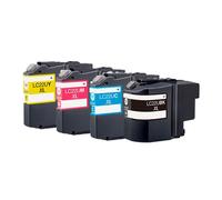 Compatible Brother DCP-J785DWXL Printer Ink Cartridges (4 Pack) -LC22UBK Multipack