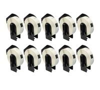 Compatible Brother DK-11204 Address Labels, 17 x 54mm, 400 Labels/Roll, Premium Thermal Paper for QL-500, QL-700, QL-800 QL-820NWB QL-810W QL-1110NWB QL-1110NWBc QL-1100 QL-1100C (10-Pack)