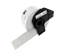 Compatible Brother DK-11221 Square Label Tape (23mm x 23mm) Black on White x 1000