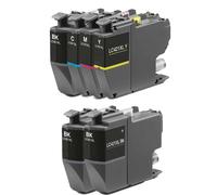 Compatible Brother LC421XL 1 Full Set + 2 EXTRA Black Ink Cartridges (6 Pack) Multipack