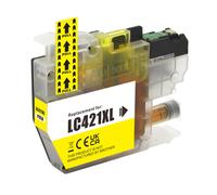 Compatible Brother LC421XL High Capacity Yellow Ink Cartridge