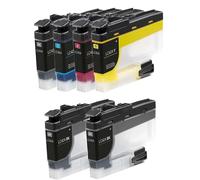 Compatible Brother LC424 Full Set + 2 EXTRA Black Ink Cartridges (6 Pack) Multipack